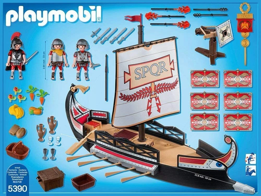 PLAYMOBIL 5390 HISTORY BARCO GALERA ROMANA NUEVO PRECINTADO eBay