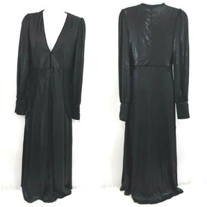 zara long sleeve maxi dress