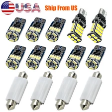 14PCS LED Interior License Light Package Kit White For Chevy Silverado1999-2006