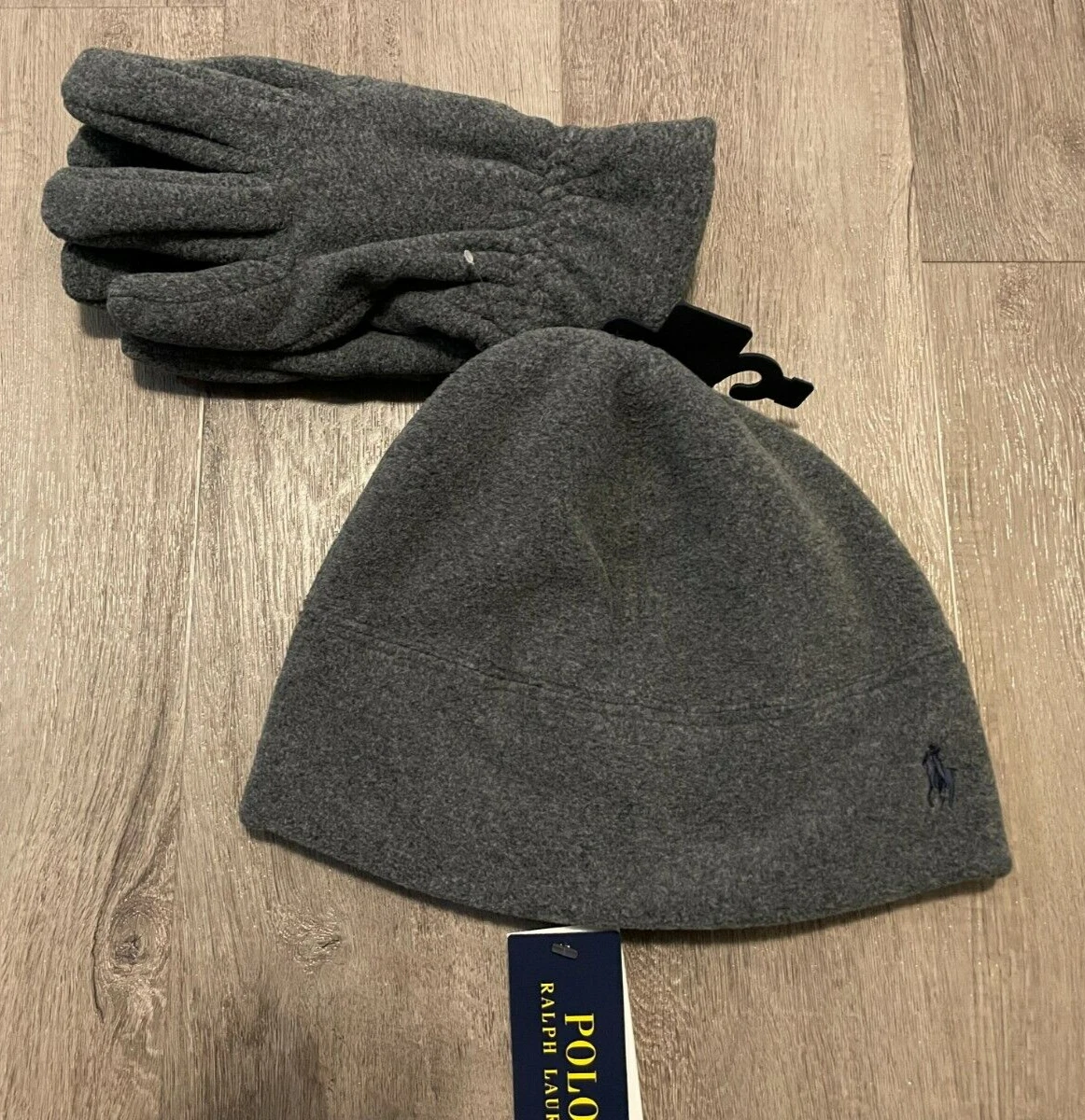 Ralph lauren hat and gloves set Clearance