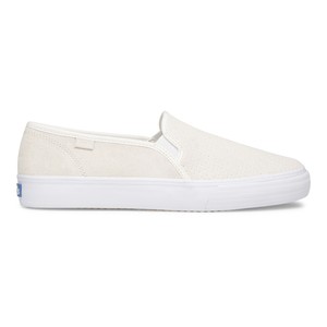 women's double decker perf suede