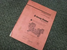 Great Plains 3500TM 4000TM Turbo Max Vertical Tiller Pre-Delivery Service Manual