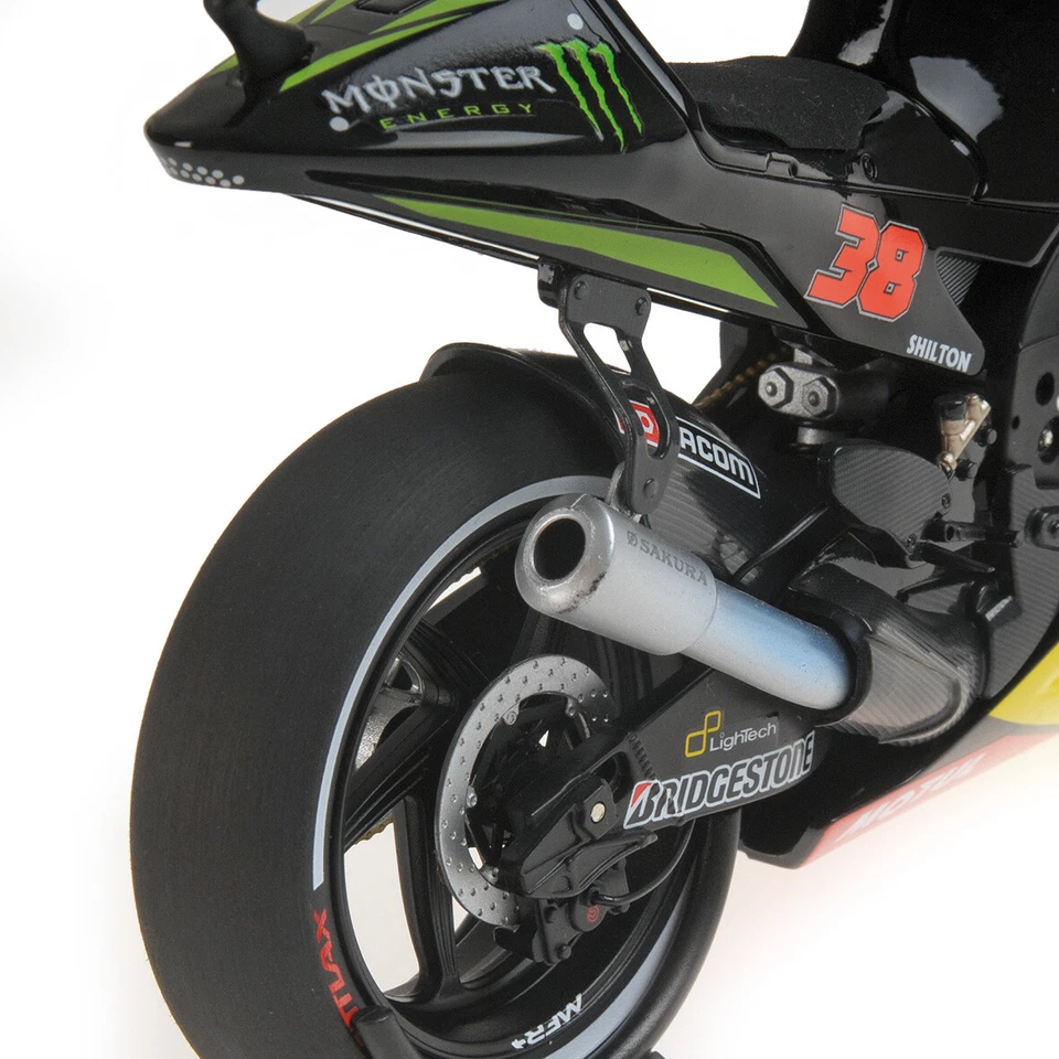 Minichamps 1:12 YAMAHA YZR-M1 MONSTER YAMAHA TECH3 BRADLEY SMITH MOTOGP 2014 - Image 2 of 4