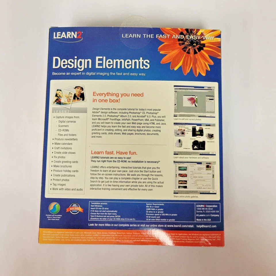 Learn 2 Digital Elements Design Suite (CD-ROM de Windows) versión completa *NUEVO* Foto 2 de 4