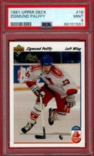 1991-92 UPPER DECK ZIGMUND PALFFY ROOKIE #16 PSA 9 91-92 UD RC MINT