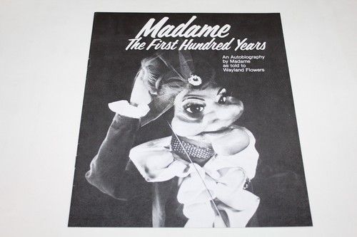 WAYLAND FLOWERS SIGNED POSSIBLY MADAME MY MISBEGOTTEN MEMOIRS BOOK PROMO (537J) - Picture 5 of 5
