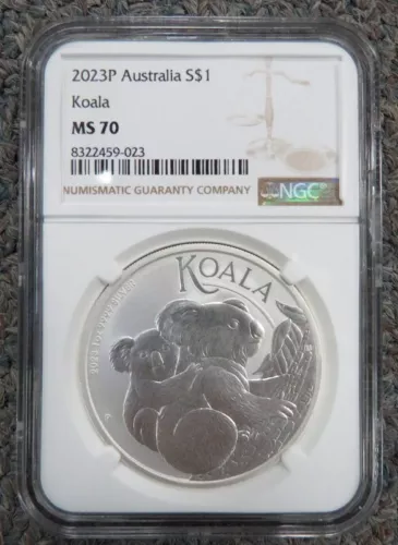 2023 P Australia S$1 Koala MS 70 NGC