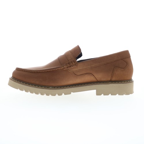Rockport Maverick Penny CJ3772 Mens Brown Loafers & Slip Ons Penny Shoes - Picture 3 of 4