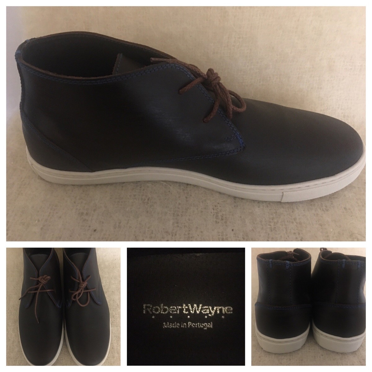 Men Robert Wayne brown 12 Robert Wayne Mens Aries Brown Leather Plain Toe Oxford Dress  main image 3