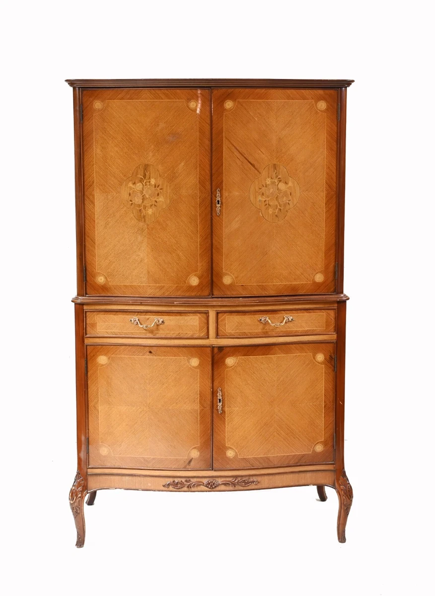 Epstein Deco Drinks Cabinet Walnut Cocktail Chest 1930 eBay