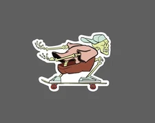 Skeleton Skateboarding Sticker Waterproof Bones Outdoor Gift NEW
