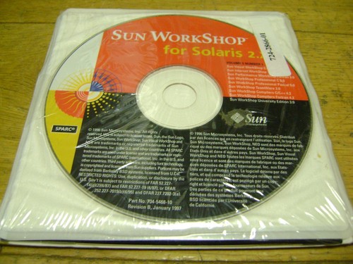 Sun Microsystems - Sun Workshop for Solaris 2.x - new & sealed - Picture 3 of 6
