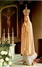 STATUE OF OUR LADY OF FATIMA, Basilica of St. Louis, King of Postcard