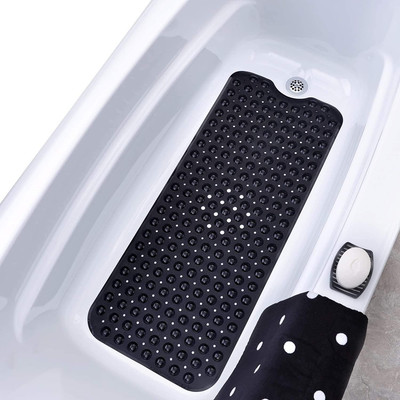 Slipx Solutions Power Grip Extra Long Bath Tub & Shower Mat 39X16, Wet Floor Non