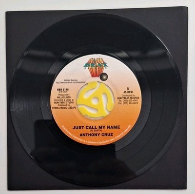 Anthony Cruz''Just Call My Name'' 1997 Heavy Best Records Original 7''Single