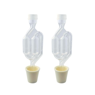 #ad Twin Bubble Airlock Carboy Bung Pack for Home Wine Making Supplies Universal $8.49