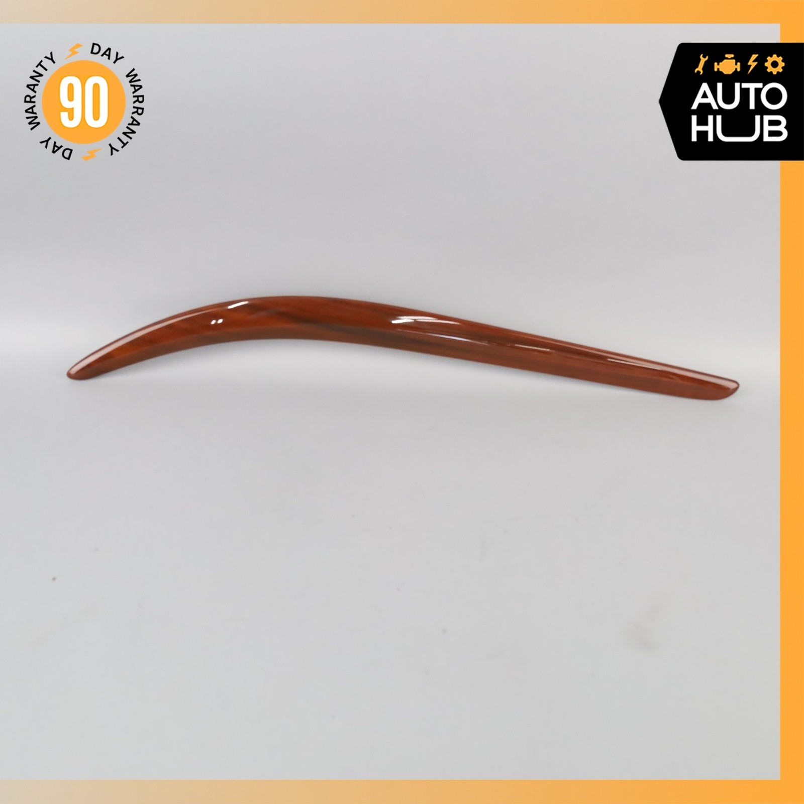 08-19 Maserati GranTurismo M145 Rear Right Side Door Panel Trim Wood OEM