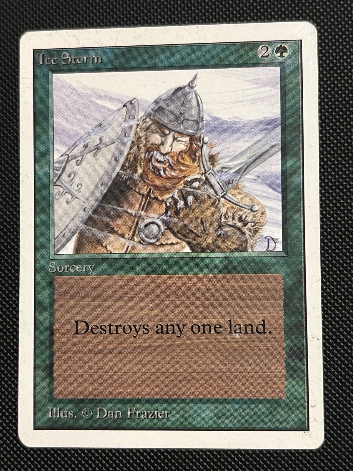 Ice Storm Unlimited MTG (lightly played)