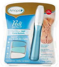 Amope - Pedi Perfect Electronic Nail File - Manicure/Pedicure w/ 3 Refills NEW