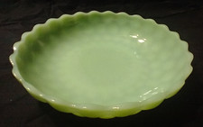 Vintage Anchor Hocking Fire King Jadeite Bubble Bowl Dimensions: 8.5" x 2"