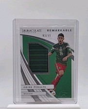 2021 Panini Immaculate Soccer - Oribe Peralta Remarkable Card - Mexico #/99