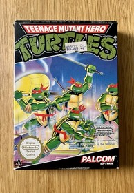 Teenage Mutant Hero Turtles Nintendo Nes Pal A CIB