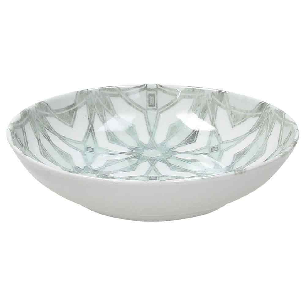 Soup Plate Coupe Teal Mediterranean 20 cm Porcelain - Tognana
