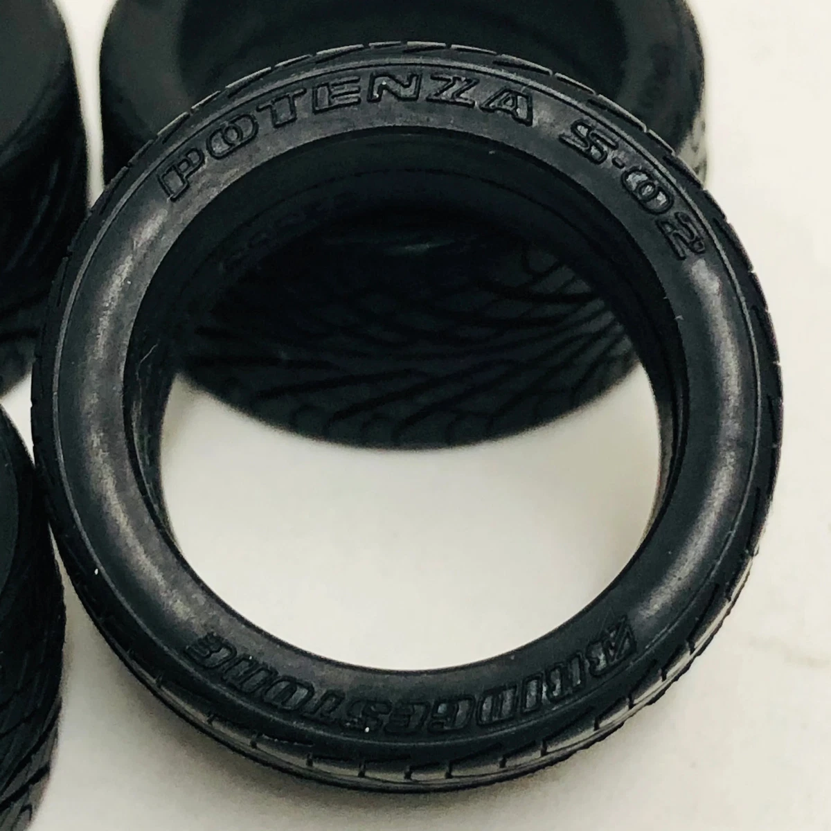 CLs CHROME RIMS w TIRES PEGASUS 1:24 1:25 CAR MODEL ACCESSORY 2311