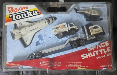 Vintage 1980’s Tonka Tough Ones 1039 Nasa Space Shuttle Gift Set with Box