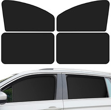 Quicto Car Window Sun Shades 4pc Black Magnetic Uv Sun Visor Universal Quicto Car Window Sun Shades 4pc Black Magnetic Uv Sun Visor Universal