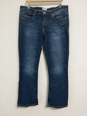 BKE Men s Straight Leg Jeans Size 33 x 29.5 Dark Wash Denim stretch Classic Fit