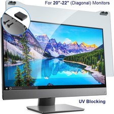 20-22 Inch Diagonal Length Anti-Blue-Light Screen Protector and UV Blocker NEW