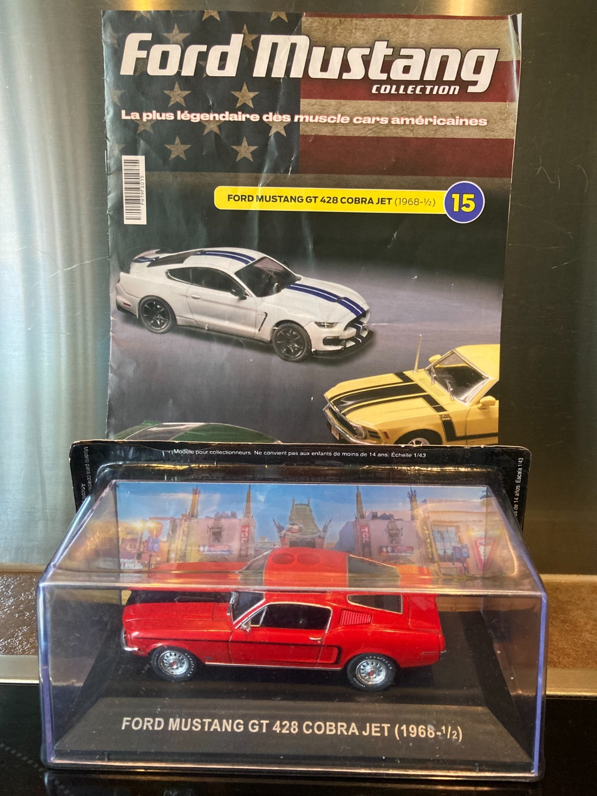 Ford Mustang GT 428 1968 Altaya 1/43, moulage sous pression premium pour collectionneur