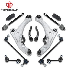 12pcs Suspension Control Arms Tie Rod End Sway Bar Kit For Nissan Altima 2007-13