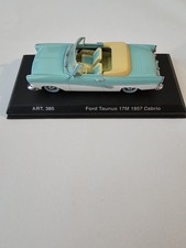 Ford Taunus 17M 1957 Cabrio Diecast Model Car, Art. 385, 2-Tone, 1:43
