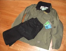 686 Wear Jacket & Pants Set Men’s Size L Olive & XL Used Excellent