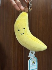 Jellycat Fabulous Banana Plush Keychain Bag Charm Soft Toy Cute Gift - NWT SALE