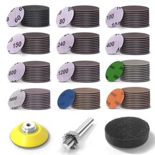 2 Inch Sanding Disc 120 Pcs Wet Dry Hook and Loop Sandpaper Pads Kit 60-10000... 0.27 per gallon
