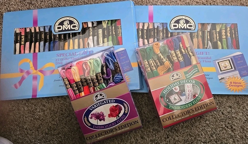 2 DMC Special Gift Pack & 2 Collectors Edition Varigated  Holiday  - Image 2 of 4