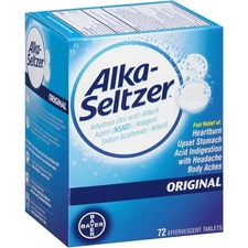 Alka Seltzer Tablets - 72 Per Box | Outdoor Ready | Free Shipping