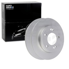2X EUROBRAKE BREMSSCHEIBEN 262mm VOLL HINTEN PASSEND FÜR HYUNDAI ELANTRA I20