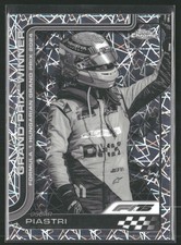 2025 Topps Chrome Formula 1 F1 #105 Oscar Piastri B&W Lazer GP Winner