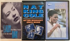 Billie Holiday - Dianne Reeves - Nat King Cole - VHS Tape Lot - Jazz Vocal