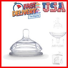 Silicone Replacement Nipple, Fast Flow, 6 , 2 Count