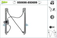 Fensterheber Valeo 850698 FüR Megane KM0 Renault BM0 LM0 2 Hatchback Van 16V Dci