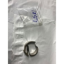 Vintage Silver Tone Expandable Metal Watch Band Bracelet Clasp