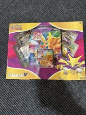 Pokémon Alakazam V Promo Box Spanish Pokémon TCG Sealed Collectible Card Game