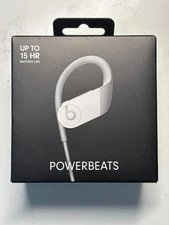Beats by Dre Powerbeats 4 High-Performance Wireless Bluetooth Headphones WHITE