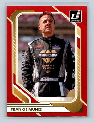 2026 Donruss Frankie Muniz #46 Red 240/299 NASCAR