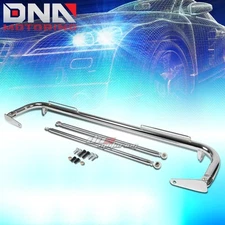 49" STAINLESS RACING PROTECTION SAFETY SEAT BELT CHASSIS HARNESS BAR ROD CHROME